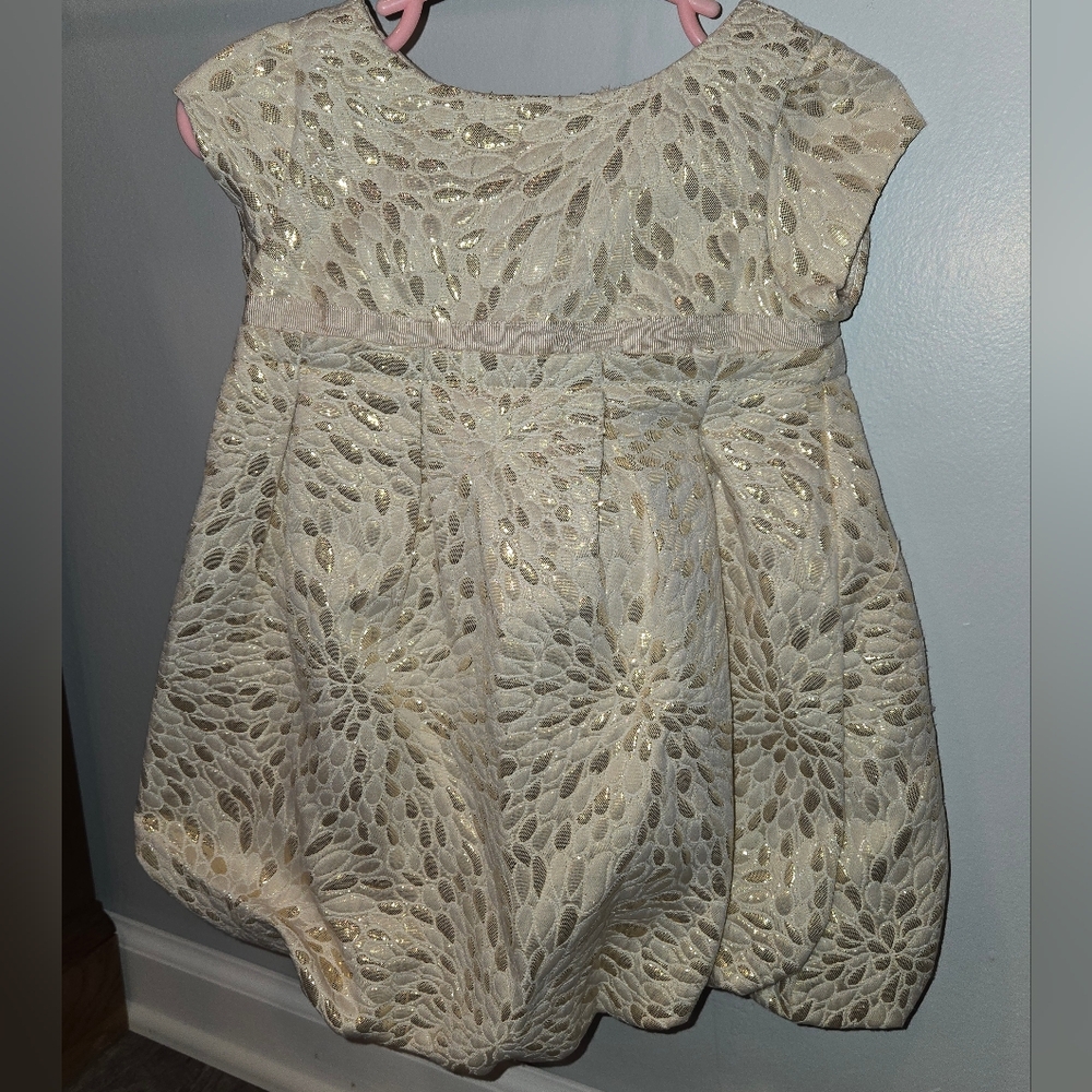 GAP Cream Lace Baby Dress